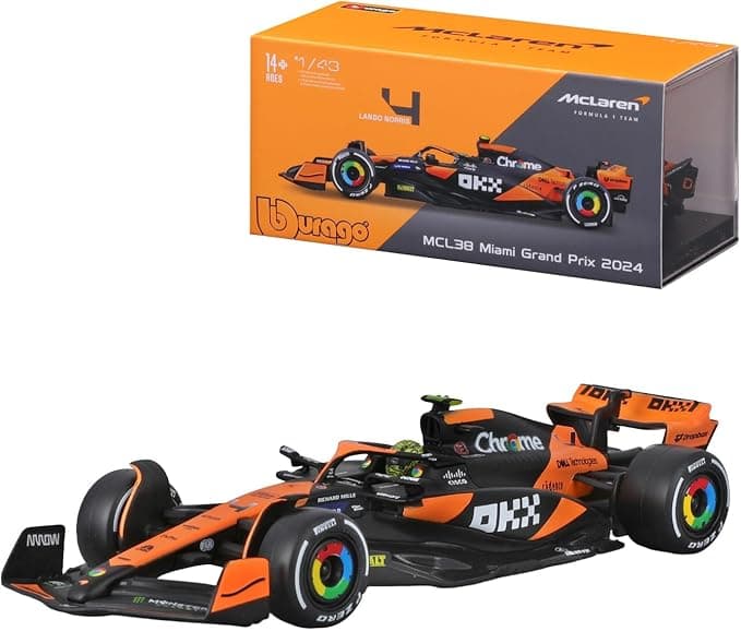 MINIATURA F1 1:43 2024 Race McLaren MCL38 NORRIS